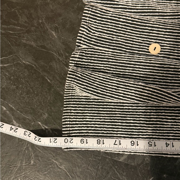 Caution To The Wind Black and White Button-Down Midi Dress - Picture 5 of 8